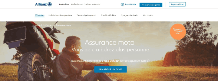 Allianz, une des meilleures assurances moto pour allier sécurité et budget