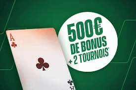 jusqu’à 500€ poker sur Unibet