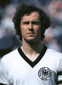 Franz Beckenbauer avec l'équipe nationale Allemande