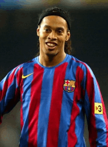 Ronaldinho, un des meilleurs joueurs de foot de l'histoire, sous les couleurs du Real de Madrid