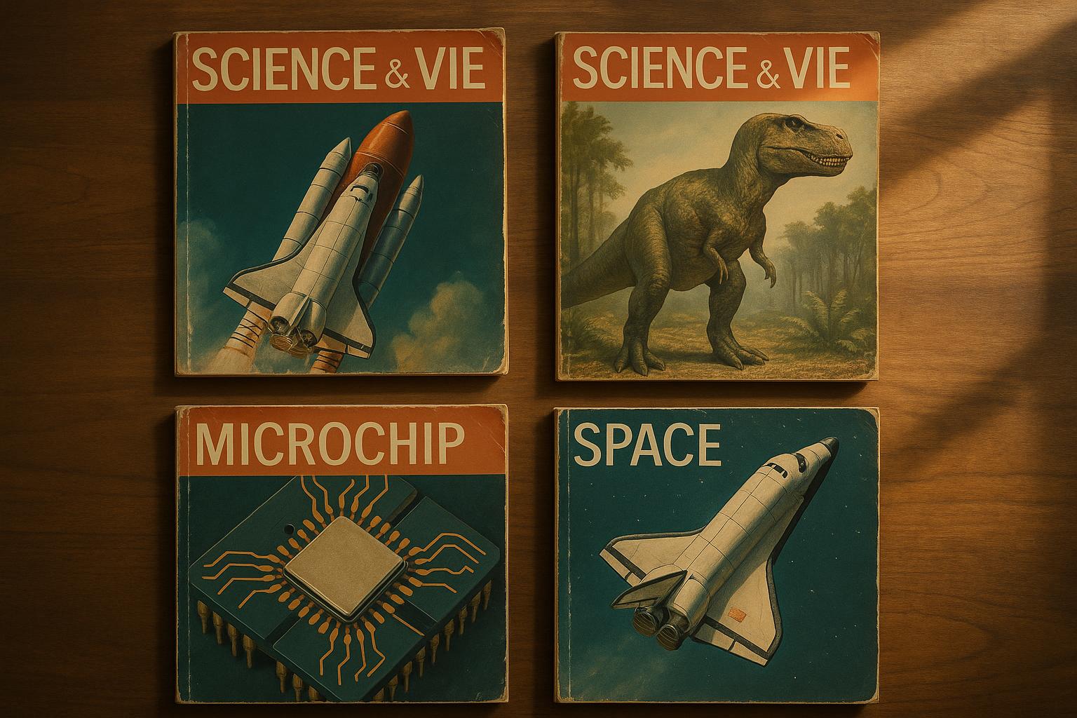 Top 10 des unes de Science & Vie les plus marquantes des années 80